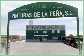 Pinturas de la Peña, Fábrica de pinturas