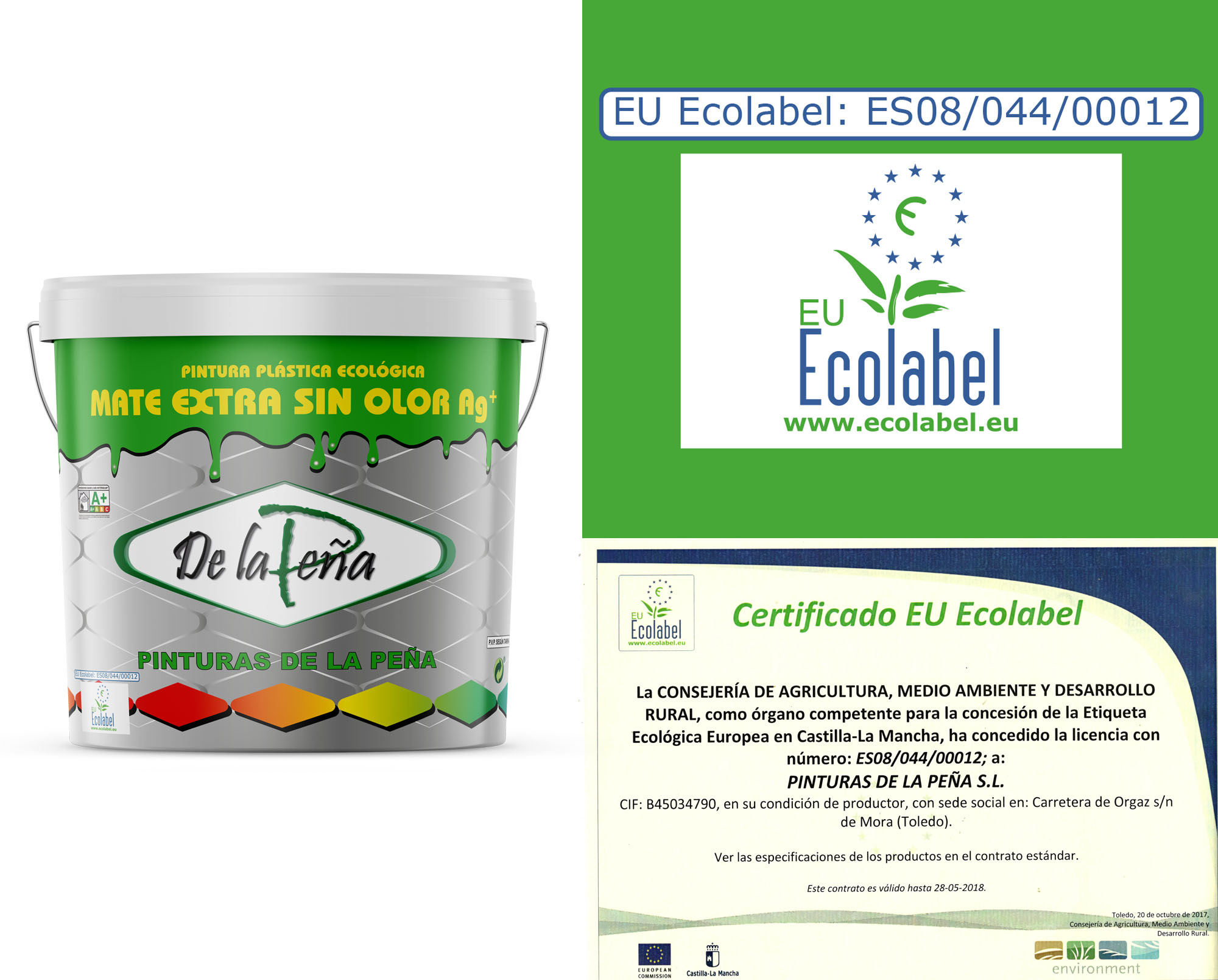 Certificat EU Ecolabel
